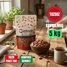 Erbaylar Badem İçi İthal Kavrulmuş Tuzsuz - 5 Kg