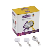 Lamiess Lms 351 Yuvarlak Yoyo Beyaz 50'Li