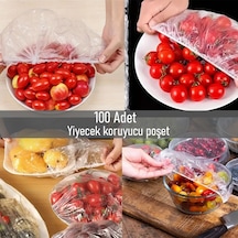 Porsima Pbt-120 Tek Kullanımlık Yıyecek Koruyucu 100 Ad Şeffaf