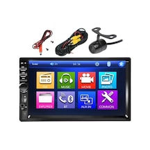 Exvol X70 7 İnc Usb Bluetooth MP3 MP4 Double Teyip + Park Kamerası