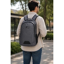 Sr-04 Unisex Yarasa Okul Sırt Çantası Öğrenci Günlük Seyahat Tatil Spor Yürüyüş Seyahat Gezi Kamp Günlük Mo Gri
