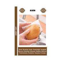 Özel Üretim Gıda Temizliği Tezgah Gereci Mutfak Düzeni Sebze Meyve Temizleme Patates Soyma Fırçası