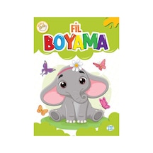 Neşeli Fil Boyama - Dokuz Çocuk Yayınları