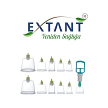Extant Hacamat Masaj Sel Kupası 100'lü 7 CM + Pompa