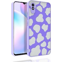 Xiaomi Redmi 9a Kılıf Kabartmalı Kamera Korumalı Desenli Darbe Emici Renkli Kapak Nora