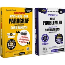 Pegem Yayınları Kpss Ales Dgs Ezberbozan Paragraf Ve Problemler Soru Bankası Seti 2 Kitap