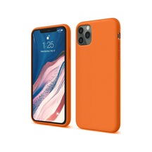 Newface Apple İphone 11 Pro Kılıf First Silikon - Turuncu