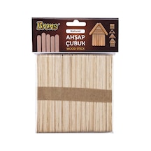 Brons Natural Dar Ahşap Çubuk 50 Li Paket BR-900