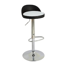 Bürocci Jack Bar Sandalyesi - Beyaz Deri - 9560S0109 Çok Renkli