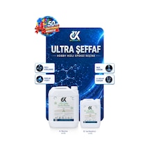 Erkon Kimya Ultra Şeffaf Hızlı Hobby Epoksi 30 Kg