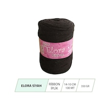 Elora Siyah Ribbon Örgü Ipi