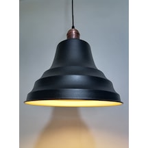 Riolight Retro Siyah Içi Gold Tekli Metal Sarkıt Çap: 27Cm (538288405)