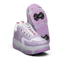 Trender Twingers Filet Patenli 001 Lila Kız Çocuk Sneaker Gm04a001