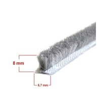 Alüminyum Pvc Kapı Pencere Cam Balkon Kıl Fitili En 6,7 - Kıl Uzunluğu 8 Mm 2 Yıl Sol Kapı Alüminyum Diğer