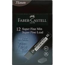 Faber Castell Min 0.7 Uç 24lü 2b Black Kalem Ucu - 4 Adet Siyah