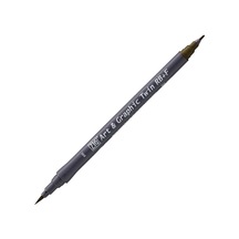 Zig Art&Graphic Twin Rb+F Çift Uçlu Çizim Kalemi 890 Natural Gray