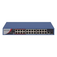 Hikvision Ds 3E0326P E/M B 24 Port 1X100M 1Xsfp Poe 250W Switch