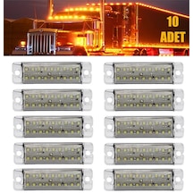 12 Volt 18 Ledli Marker Led Lamba Kamyonet Dorse Kamyon Beyaz