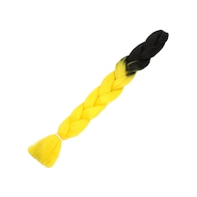 Afrika Örgülük Sentetik Ombreli 100 Gr. / Siyah / Sarı - Mydr-462944 Çok Renkli