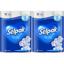 Selpak Kağıt Havlu 12'Li 2 Adet