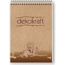 Keskin Dekokraft Spiralli Bloknot A4 Çizgili 100 Yaprak 144001