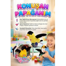 Happy Yappers Konuşan Papağan Slap Bileklik Oyuncak - Ses Kaydı Yapar, Şarkı Söyler, Kanat Çırpar - Usb-c Şarj Edilebilir Sarı