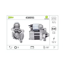 Citroen C3 Mars Motoru 1.4 2003-2014 Valeo 438093