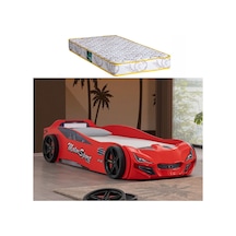 Arabalı Yatak, V-sport Arabalı Yatak - Kırmızı 1 Adet Comfort Yatak