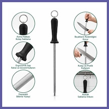 Bezos Bıçak Bileme Taşı 30 Cm Metal Askılı Nıda