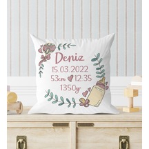 BK Gift Yeni Doğan Bebek Doğum Panosu Yastık - Model 10