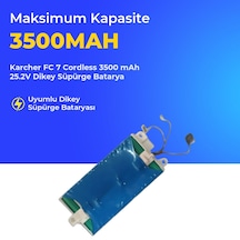 Karcher Fc 7 Cordless 3500 Mah 25.2v Dikey Süpürge Batarya