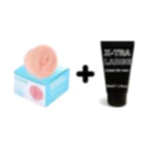 Hızlı Express Realistik Suni Vajina Girişli Penis Pompa Başlık + 50Ml Kaydırıcı