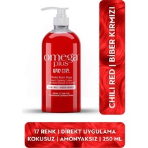 Omega Plus Bad Girl Biber Kırmızısı Amonyaksız Renkli Saç Boyası 250ml