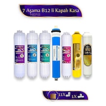 Tüm Kapalı Kasalara Uyumlu Ph8 - B 12 Filtre Destekli 7'li Filtre