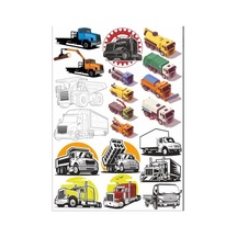 Kamyonlar Sticker Set