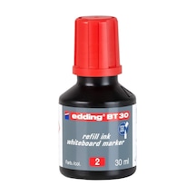 Bt 30 Beyaz Yazı Tahtası Kalemi Yedek Mürekkebi - Kırmızı - 30ml Tek Renk