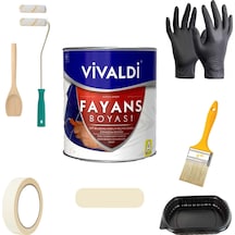 Vivaldi-tezgah,mermer,fayans Boyası Seti Vernik Ve Astar Gerektirmez Mutfak Ve Banyo Boyası 1kg 1 L
