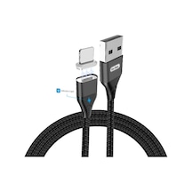 Go Des GD-UC503 1M Magnetik Lightning USB Kablo Siyah
