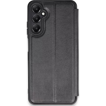 Newface  Samsung  Uyumlu Galaxy A35 5g Kılıf Flip Cover - Siyah