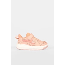 Vicco Disnew Çocuk Cırtlı Işıklı Sneaker Ayakkabı 220.25y.111 PUDRA