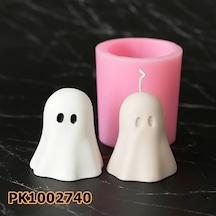 Pk1002740 - Silikon Kalıp Mum Kalıbı - Hayalet
