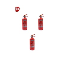 Yangın Tüpü Söndürücü 1kg 3 lü 4 Yıl Garantili 2022 Üretim 2026 T