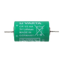 Varta CR1 / 2AA eksenel lehim teli ile 6127 lityum pil