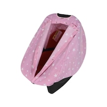 Sevi Bebe Ana Kucağı Örtüsü Art-237 Pembe-Yıldız /