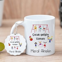 Çocuk Gelişim Uzmanı Kupa Bardak Ve Anahtarlık