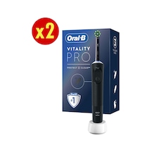 Oral-B Şarjlı/Elektrikli Diş Fırçası Vitality Pro Siyah Koruma Ve Temizlik