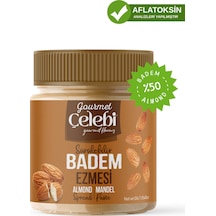 Badem Ezmesi 200gr - Kahvaltılık Sürülebilir Badem Ezmesi %50 Gerçek Badem Oranı