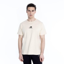 New Balance Man Lifestyle Erkek T-shirt-bej