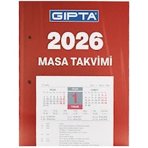 Gıpta 2026 Blok Masa Takvimi 10x13 Cm