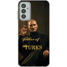 Samsung Galaxy M13-m23 Uyumlu Atatürk Father Of The Turks Baskılı Silikon Kılıf Renkli